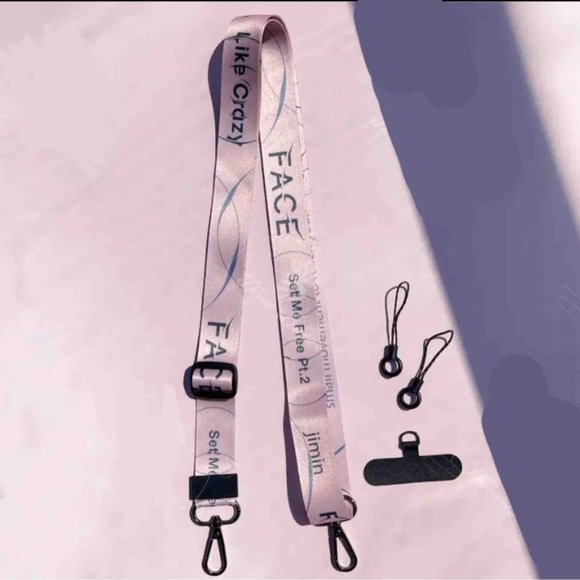 BTS LANDYARD VERSION JIMIN - CRAZY COLOR LIGHT PINK - Picture 1 of 4